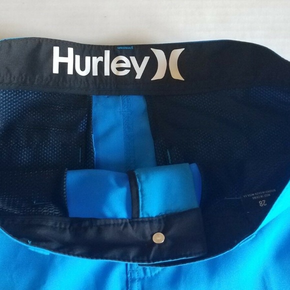 Hurley Mens Only Walk Shorts Blue MWS0005700 - Picture 3 of 4